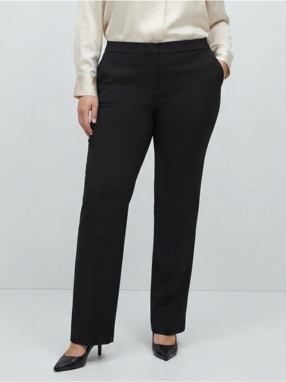 PENNINGTONS Women's Black Slim Pull On Pants size 26